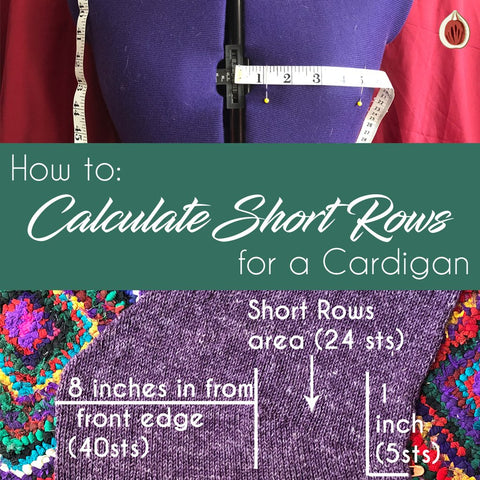 How to: Calculate Short Rows for a Cardigan